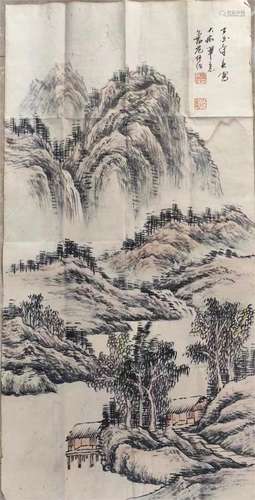 范振绪王守山景图