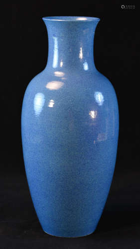 Chinese Robin Eggs Blue Porcelain Vase