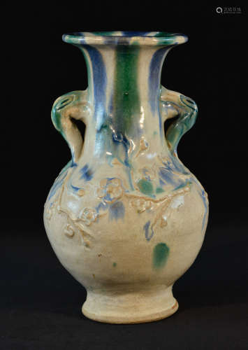 Chinese Chiwan Porcelain Vase - Plum Blossom