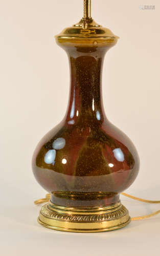 Chinese Flambe Pocelain Vase