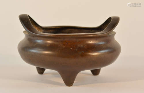 Chinese Bronze Censer - Xuande Mark