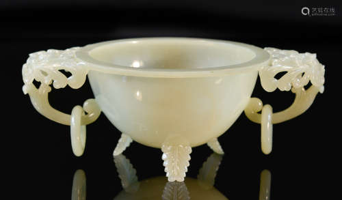 Chinese Jade Censer of Moghul Style