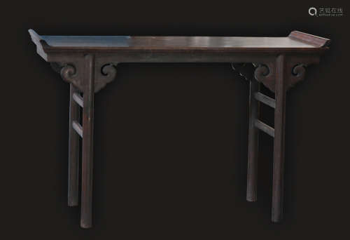 Chinese Altar Table with Edged End