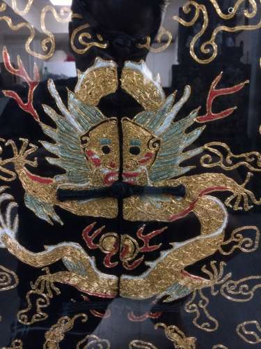Chinese Framed Embroidery Jacket