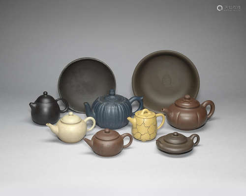 A small selection of Yixing wares