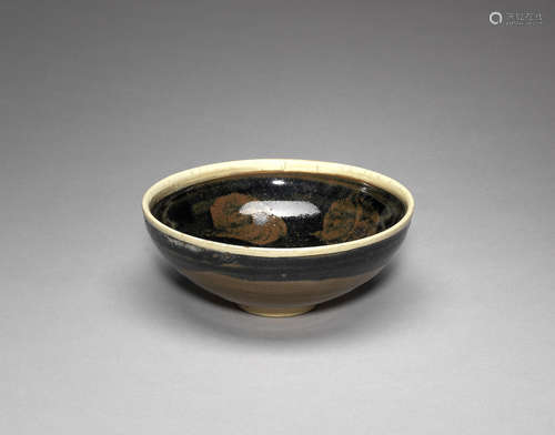 A Henan russet-splashed bowl.  13th/14th century