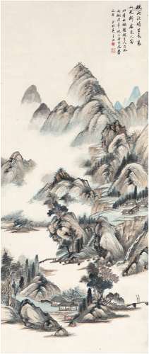 吴华源（1893～1972） 云山幽居图