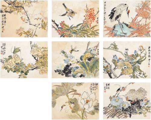 沙 馥（1831～1906）  花鸟册