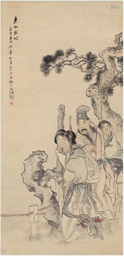 沈心海（1855～1941） 东山丝竹图