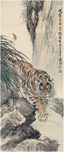 熊松泉（1884～1961） 猛虎图