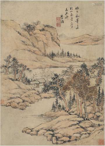 王学浩（1754～1832） 山林幽居图