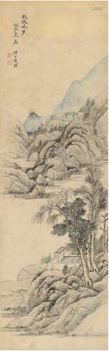 戴 熙（1801～1860） 江渚秋陂图