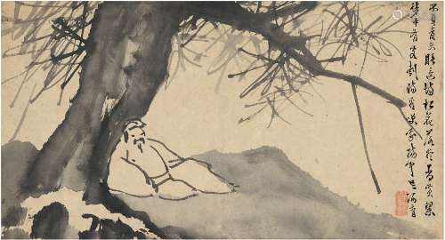 徐 渭（1521～1593） 树下休憩图