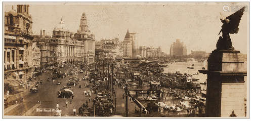 旧照片 抗战时期上海外滩照片