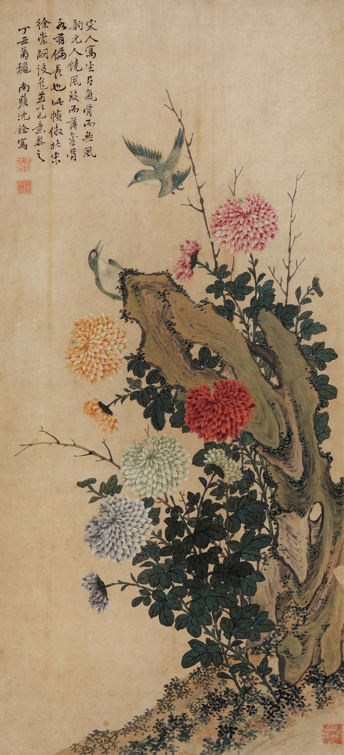 挂軸 春画 纸本