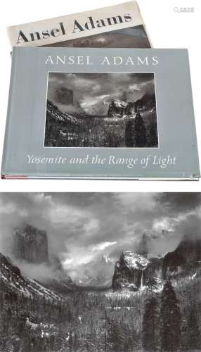 安塞尔·亚当斯 《国家公园》/《约塞米蒂和光的范围》（签名本） 古籍善本