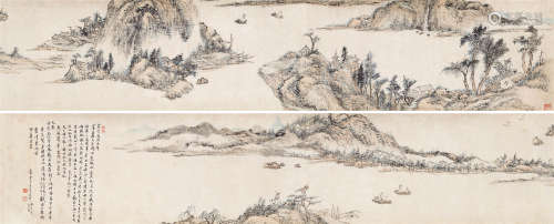 王宸 1796年作 两湖胜概图卷 手卷
