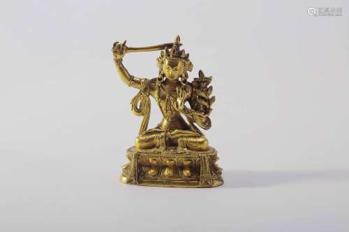 17世纪 文殊菩萨像