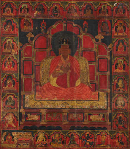 15世纪 五世噶玛巴唐卡