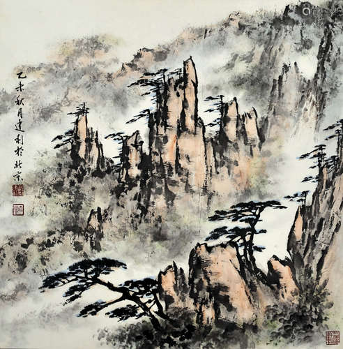 戴建利 山水圆光