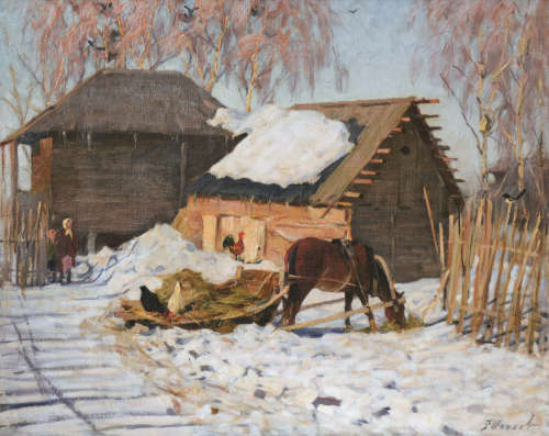 沙巴耶夫·费道乐·瓦西里耶维奇 1995年作 三月 布面油彩