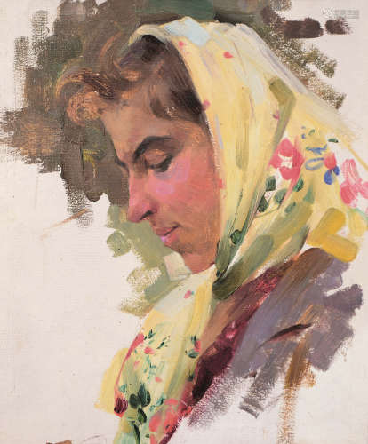 列宾·吉尔洛基·亚历山大洛维奇 人物肖像 布面油彩