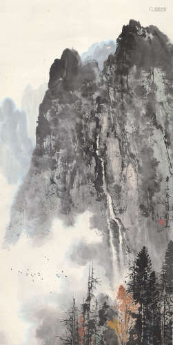 李国华 辛未（1991年）作 山水 镜片 设色纸本