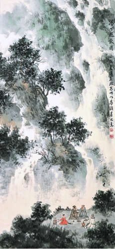 傅益瑶 山水