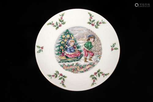 Royal Doulton 1979年限量圣诞装饰摆盘 英国