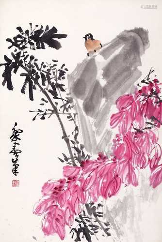 杨象宪  花鸟