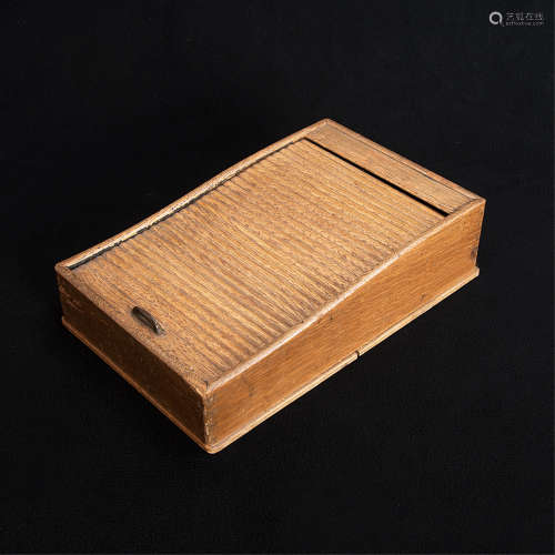 竹卷帘文房盒 1件