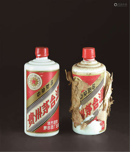 贵州茅台酒 数量：2瓶 度数：53% 俗称：地方国营 规格：540ml