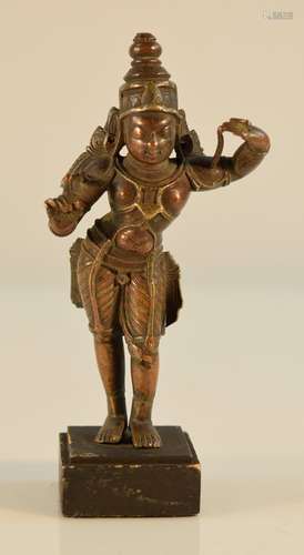 Indian Bronze Dancer with Museum Square Base