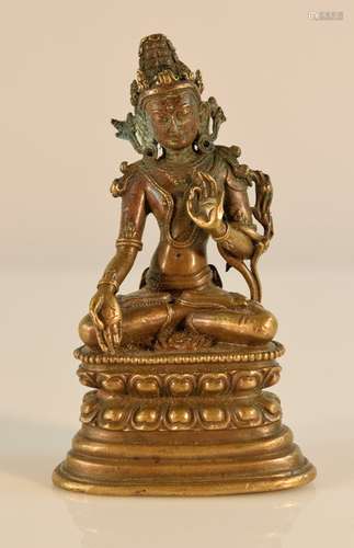 Tibet Pala Revival Bronze Seated Tara