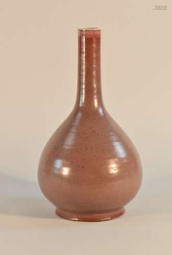 Chinese Liver Red Glazed Porcelain Vase