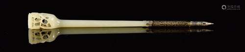 Chinese White Jade Ink Pen