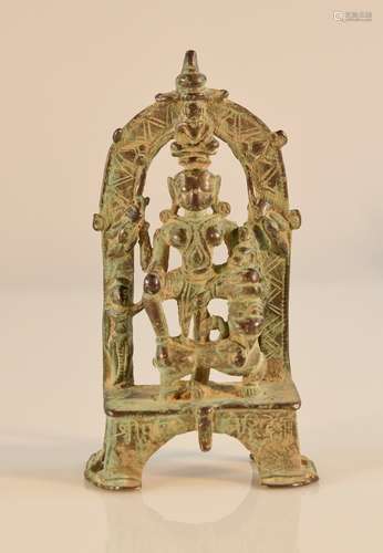 Indian Bronze Stele Group