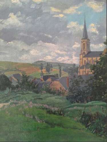 《山上的教堂》 Sauzay (b 1941)