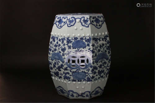 Antique chinese Porcelain Garden Stool