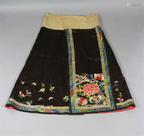 Antique Chinese Lady Skirts