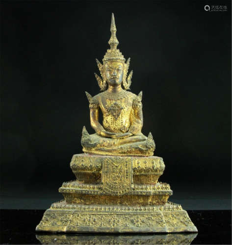 Antique South East Asian Buddha Statue