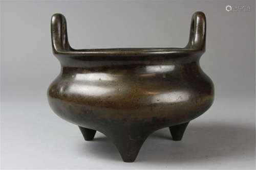 Antique Chinese Bronze Incense Burner