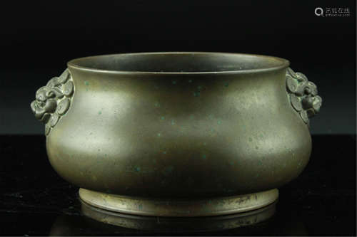 Antique Chinese Bronze Incense Burner