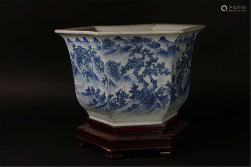 Antique Chinese Porcelain Planter