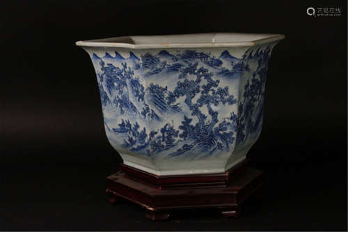 Antique Chinese Porcelain Planter