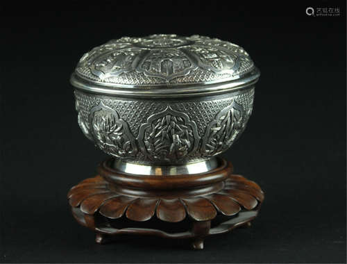 Antique Chinese Silver Box