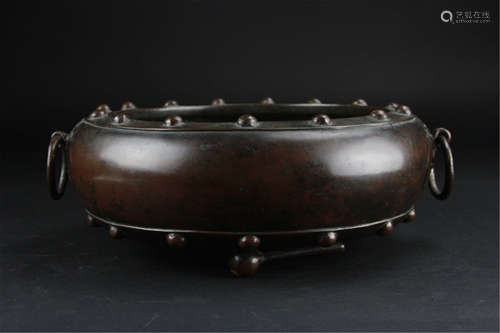 Antique Chinese Bronze Incense Burner