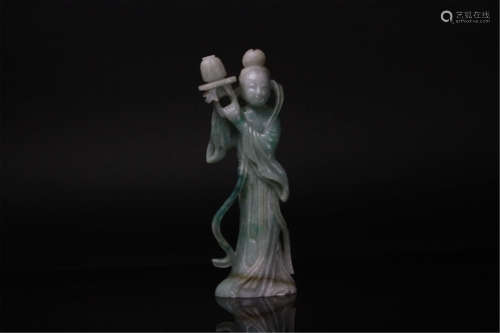 Antique Chinese Jadeite Beauty
