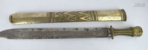 19th Century Himalayan Sword & Silvered Sheath