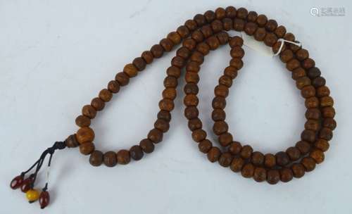 19th Century 108 Tibet Bodhi Seed Bead Rosary